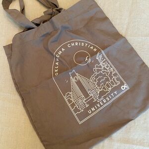 Oklahoma Christian University gray Graphic cotton Bag